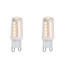 LUEDD 2er Set G9 3-Stufen dimmbarer LED-Lampen 3W 250lm 2700K
