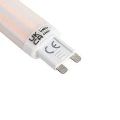 LUEDD 2er Set G9 3-Stufen dimmbarer LED-Lampen Opal 4,5W 500lm 2700K