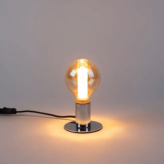 LUEDD 5er Set LED-Glühbirnen G95 E27 5W 1800K Amber 3-stufig dimmbar