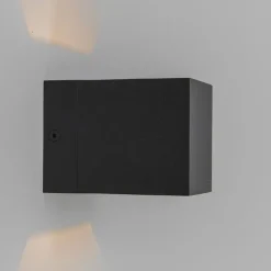 QAZQA 3er Set moderne Wandleuchten schwarz - Transfer