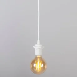 QAZQA 4er Set Retro Hängeleuchten pink 45 cm - Granny