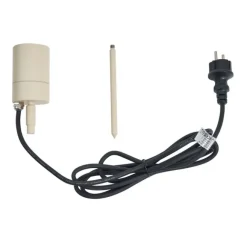 QAZQA Erdspießstrahler Creme GU10 50mm Verstellbar IP44 Inkl. Kabel und Stecker - Solo