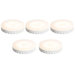 LUEDD 5er-Set dimmbare GX53 LED-Lampen 7W 750 lm 3000K