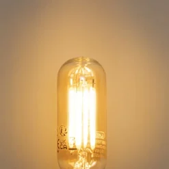 LUEDD 5er-Set E14 Dimmbare LED-Glühbirnen Gold T25 4W 300 lm 2200K