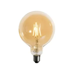 LUEDD 5er-Set E27 Dimmbare LED-Glühbirnen Gold G125 4,9W 450 lm 2200K