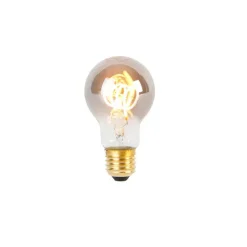 LUEDD 5er-Set E27 LED Spiral-Glühbirnen A60 Rauch 4W 120 lm 1800K