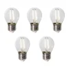 LUEDD 5er-Set E27 LED-Lampen P45 Dämmerungssensor 3W 250 lm 3000K