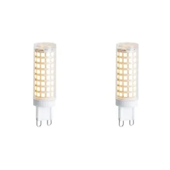 LUEDD 2er-Set G9 Dimmbare LED-Lampen 5,5W 500 lm 2700K