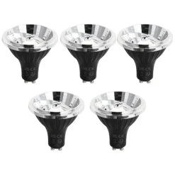 LUEDD 5er-Set GU10 Dimmbare LED-Glühbirne 70mm 6,5W 600LM 4000K
