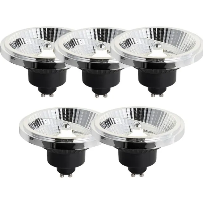LUEDD 5er-Set GU10 Dimmbare LED-Lampe 111mm 10,5W 770LM 4000K