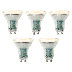 LUEDD 5er-Set GU10 Dimmbare LED-Lampen Dämmerungssensor 3W 200 lm 2200K