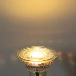 LUEDD 5er-Set GU10 50mm LED-Glühbirnen Klar 3W 230 lm 2700K