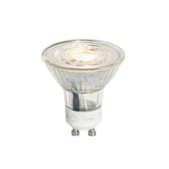 LUEDD 5er-Set GU10 50mm 3-Stufen-Dimmbare Kelvin LED-Lampen Klar 4,9W 450 lm 2000-2700K