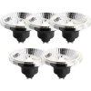 LUEDD 5er-Set GU10 3-Stufen-Dimmbare LED-Lampe 111mm 10,5W 770lm 2700K