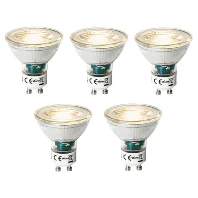 LUEDD 5er-Set GU10 3-Stufen-Dimmbare LED-Lampen 7W 600 lm 2700K