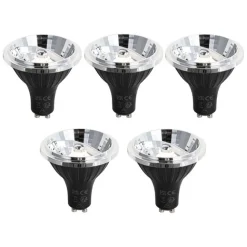 LUEDD 5er-Set GU10 3-Stufen-Dimmbare LED-Lampen 70mm 6,5W 600lm 2700K