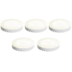 LUEDD 5er-Set GX53 Dim to Warm LED-Lampen 7W 750 lm 2700K-4000K