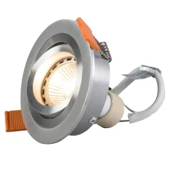 QAZQA 6er-Set moderne Einbaustrahler Stahl - Rondoo