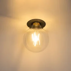 QAZQA 6er-Set moderne Einbaustrahler schwarz - Insight