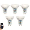 LUUMR 5er-Set Smart GU10 50mm Dimmbare LED-Lampen 4,7W 345 lm 2700-6500K