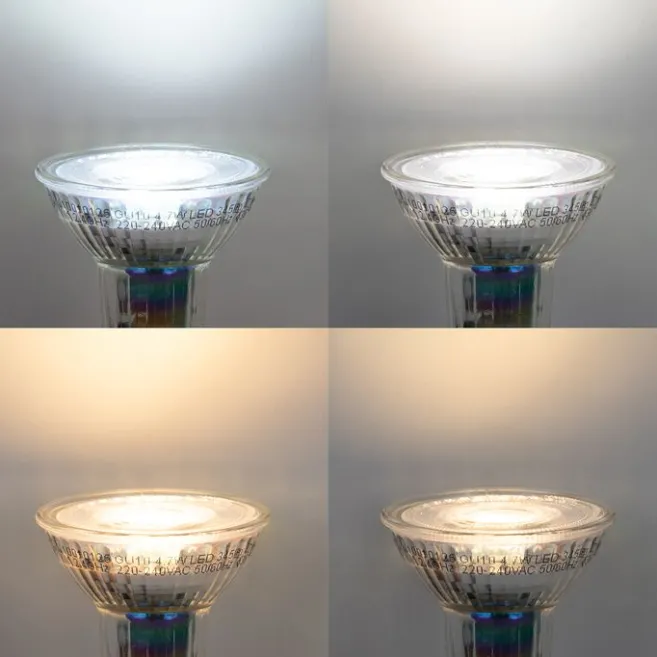 LUUMR 5er-Set Smart GU10 50mm Dimmbare LED-Lampen 4,7W 345 lm 2700-6500K