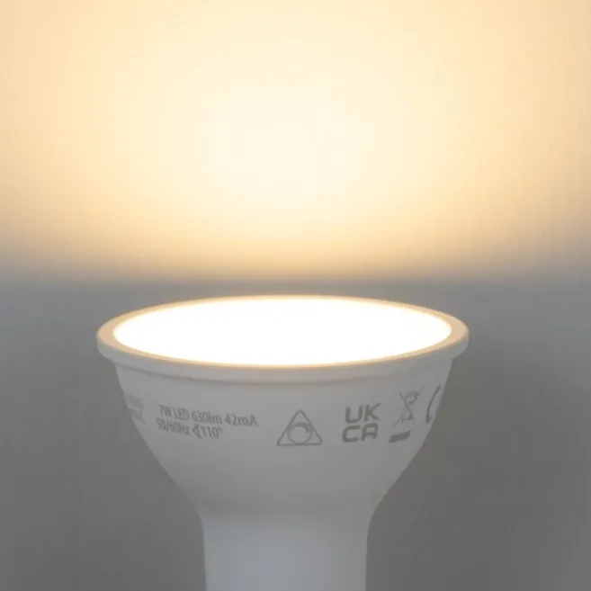 LUUMR 5er-Set Smart GU10 50mm Dimmbare LED-Lampen Opal 7W 630 lm 2700K