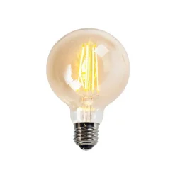 LUEDD Filament LED Lampe G95 5W 2200K Gold dimmbar