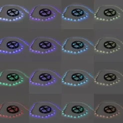 Just Light Flexibler LED-Streifen 5 Meter Multicolor RGB - Teania