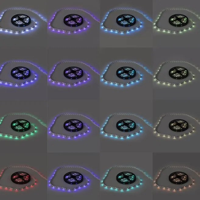 Just Light Flexibler LED-Streifen 5 Meter Multicolor RGB - Teania