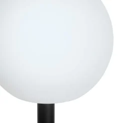 QAZQA Gartenleuchte weiß 20 cm inkl. LED IP44 Solar RGBW - Ludger