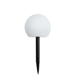 QAZQA Gartenleuchte weiß 20 cm inkl. LED IP44 Solar RGBW - Ludger