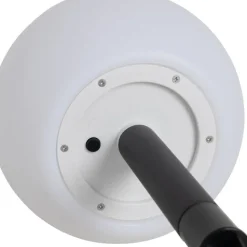 QAZQA Gartenleuchte weiß 20 cm inkl. LED IP44 Solar RGBW - Ludger