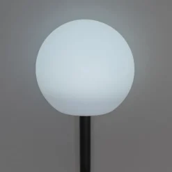 QAZQA Gartenleuchte weiß 25 cm inkl. LED IP44 Solar RGBW - Ludger