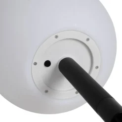 QAZQA Gartenleuchte weiß 25 cm inkl. LED IP44 Solar RGBW - Ludger