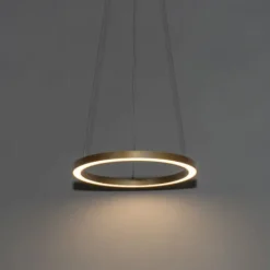 QAZQA Professional Goldene Pendelleuchte 40 cm inkl. LED 3-stufig dimmbar - Girello