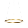 QAZQA Professional Goldene Pendelleuchte 60cm inkl. LED 3-stufig dimmbar - Girello