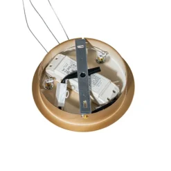 QAZQA Professional Goldene Pendelleuchte 60cm inkl. LED 3-stufig dimmbar - Girello