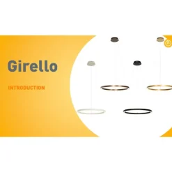 QAZQA Professional Goldene Pendelleuchte 60cm inkl. LED 3-stufig dimmbar - Girello