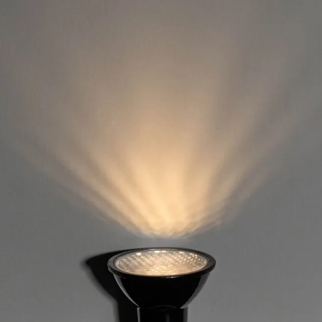 LUEDD GU10 Dimmbare LED-Glühbirne 50mm Wabenstruktur 6W 400LM 3000K