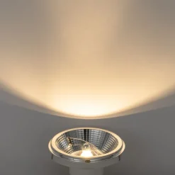 LUEDD GU10 dimmbare LED-Lampe AR111 weiß 11W 810 lm 2700K