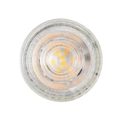 LUEDD GU10 50mm dimmbare Kelvin LED-Glühbirne klar 4,9W 400 lm 2200-3000K