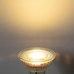 LUEDD GU10 50mm Dimmbare LED-Glühbirnen Klar 4,9W 500 lm 2700K