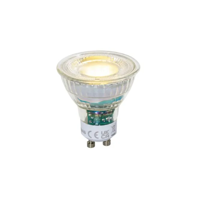 LUEDD GU10 50mm Dimmbare LED-Glühbirne Klar 2,5W 450 lm 3000K