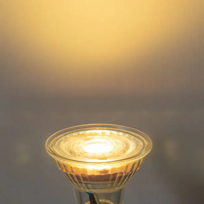 LUEDD GU10 50mm LED-Glühbirne klar 1W 80 lm 2200K