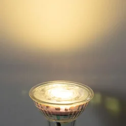 LUEDD GU10 50mm 3-Stufen-Dimmbare Kelvin LED-Glühbirne Klar 4,9W 450 lm 2000-2700K