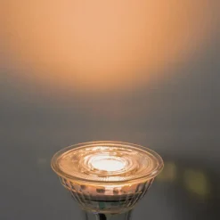 LUEDD GU10 50mm 3-Stufen-Dimmbare Kelvin LED-Glühbirne Klar 4,9W 450 lm 2000-2700K