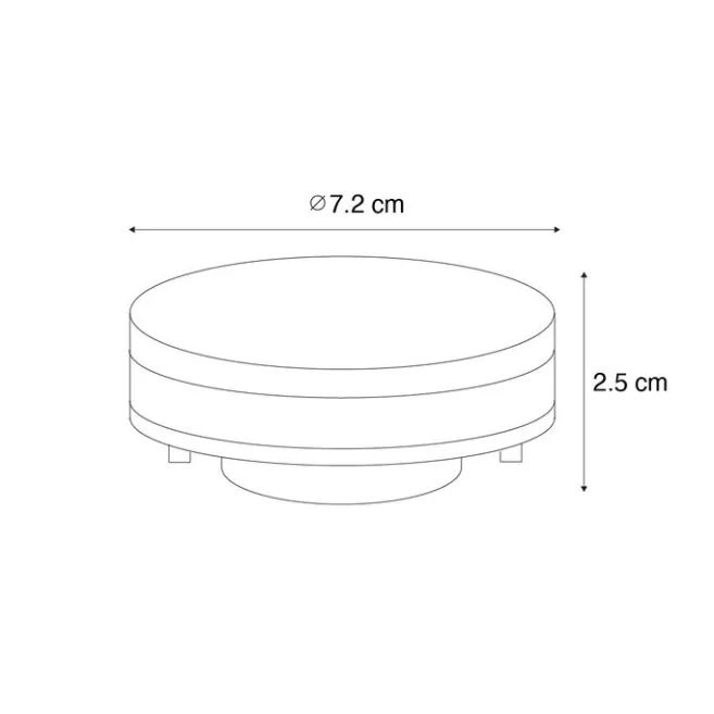 LUEDD GX53 3-Stufen-Dimmbare LED-Glühbirne 9W 900 lm 3000K