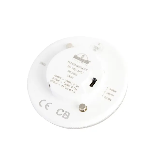 LUEDD GX53 3-stufig dimmbar in Kelvin LED-Lampe 3W 315 lm 3000-6500K