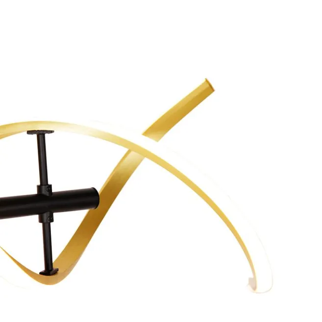 Trio Leuchten Hängelampe Gold inkl. LED 3-stufig dimmbar in Kelvin - Henk