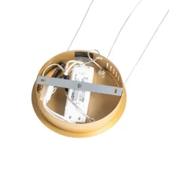 QAZQA Hängelampe gold inkl. LED 3-Stufen dimmbar 3-flammig - Rondas